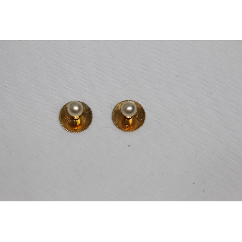 1234 - PAIR OF 9CT GOLD STUDS - 1.8G