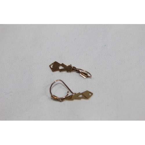 1240 - PAIR OF 9CT GOLD EARRINGS - 1G