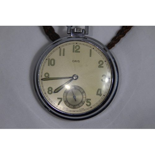 897 - VINTAGE DECO ORIS FOB WATCH