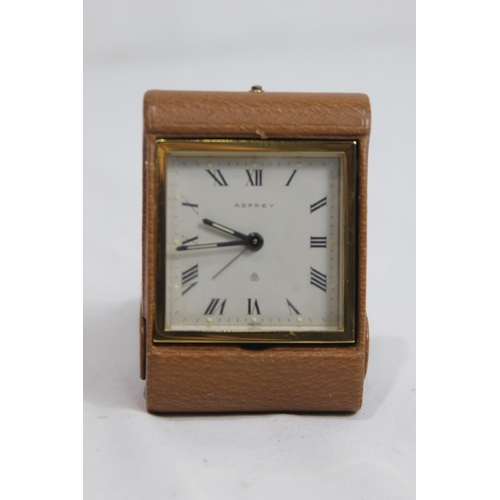 915 - VINTAGE ASPREYS TRAVEL CLOCK
8.5CM