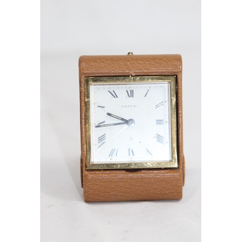 915 - VINTAGE ASPREYS TRAVEL CLOCK
8.5CM