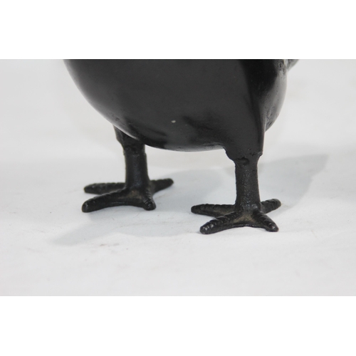 920 - PAIR OF JAPANESE BRONZED DUCKS 
29CM