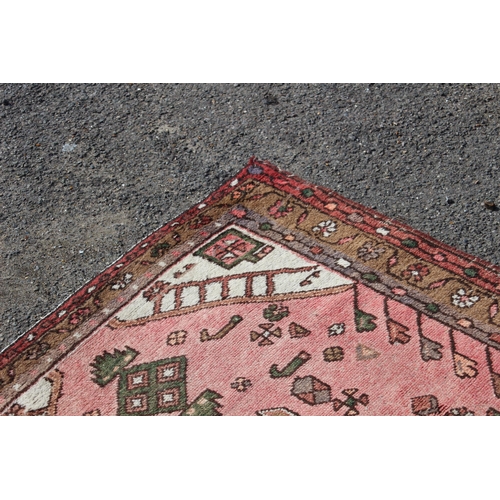 237 - VINTAGE EASTERN WOOL RUG 
190 X 94CM