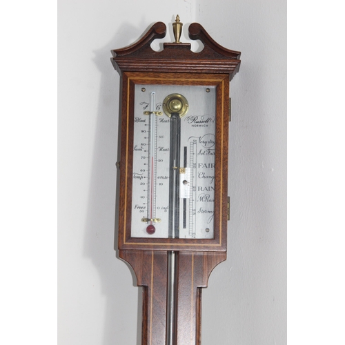 667 - VINTAGE RUSSELL NORWICH BAROMETER
97CM