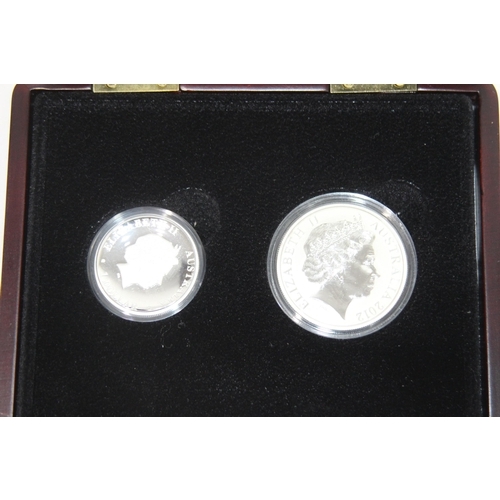 975 - 2012 SILVER KANGAROO SET 2, 1 OZ SILVER COINS