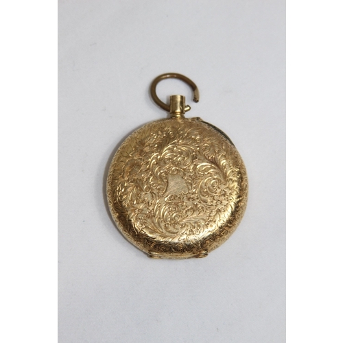 1243 - 18CT GOLD FOB WATCH