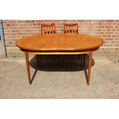 89 - RETRO G PLAN FRESCO DINING TABLE AMD 6 CHAIRS 
49 X 43 X 90CM