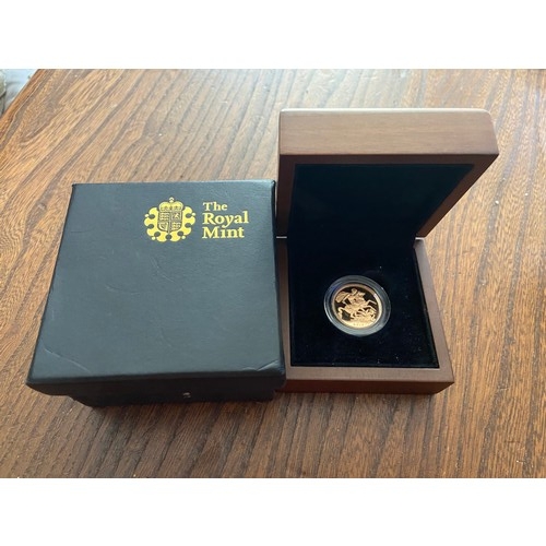 992A - ROYAL MINT 2013 GOLD SOVEREIGN BOXED