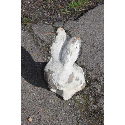 106 - 5 X STONE GARDEN ANIMAL ORNAMENTS 
26CM