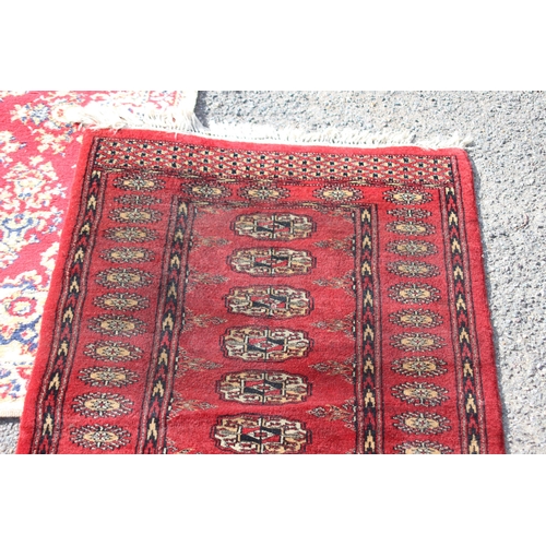 217 - 3 X VINTAGE RUGS 
166 X 83CM