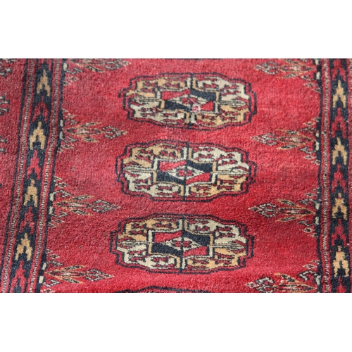 217 - 3 X VINTAGE RUGS 
166 X 83CM