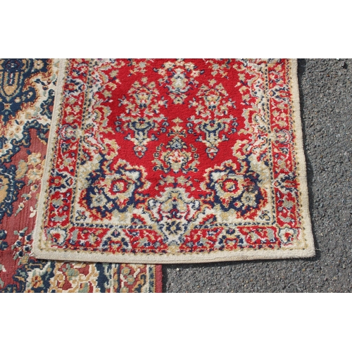 217 - 3 X VINTAGE RUGS 
166 X 83CM