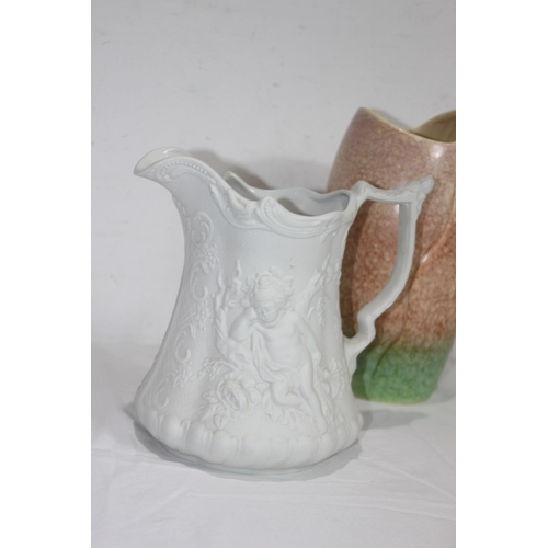 240 - PORTMEIRION PARIAN JUG AND SYLVAC VASE
27CM