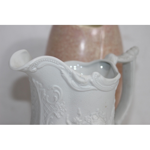 240 - PORTMEIRION PARIAN JUG AND SYLVAC VASE
27CM