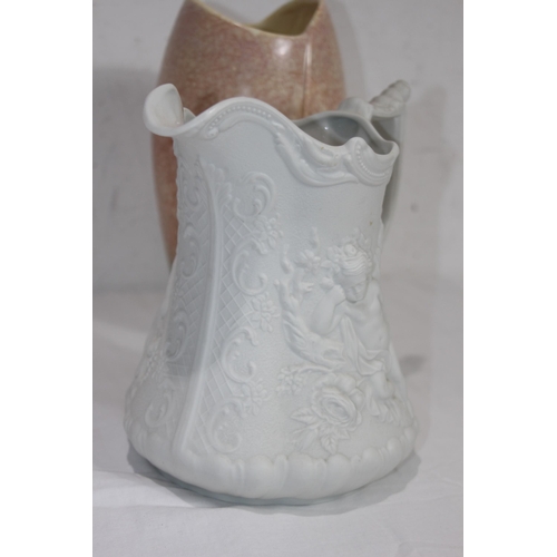 240 - PORTMEIRION PARIAN JUG AND SYLVAC VASE
27CM