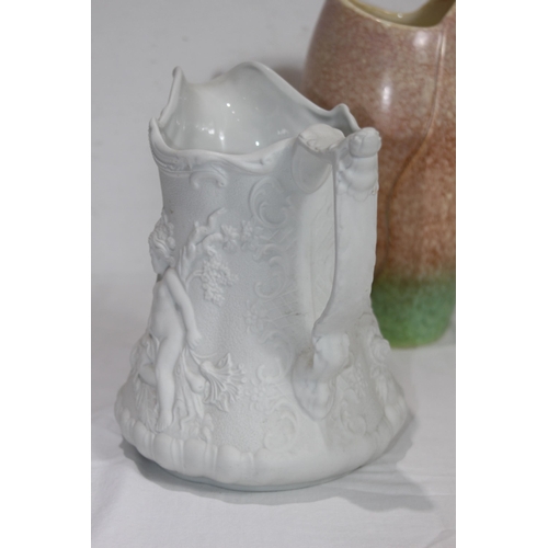 240 - PORTMEIRION PARIAN JUG AND SYLVAC VASE
27CM