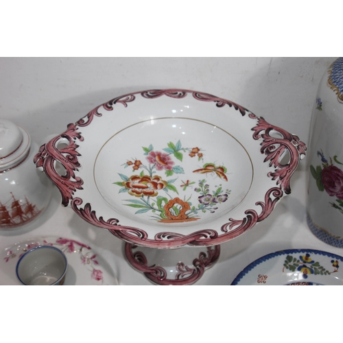 241 - QUANTITY OF MISCELLANEOUS CHINA INCLUDING WEDGWOOD 
36CM