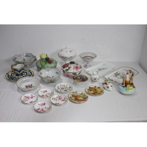 244 - QUANTITY OF GOOD MISCELLANEOUS CHINA INCLUDING AYNSLEY AND COALPORT 
23CM