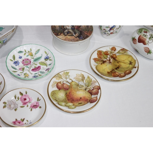 244 - QUANTITY OF GOOD MISCELLANEOUS CHINA INCLUDING AYNSLEY AND COALPORT 
23CM