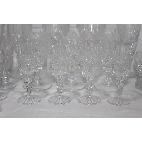 245 - LARGE QUANTITY OF CUT GLASS ETC