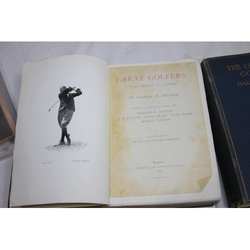 342 - TWO EARLY 20TH CENTURY GOLF BOOKS - GREAT GOLFERS AND THE COMPLETE GOLFER