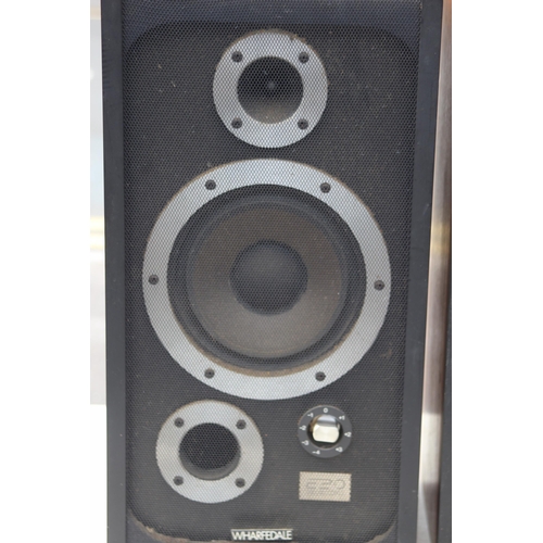 639 - PAIR OF WHARFDALE E.TWENTY SPEAKERS 
31 X 25 X 57CM