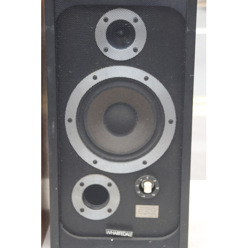 639 - PAIR OF WHARFDALE E.TWENTY SPEAKERS 
31 X 25 X 57CM