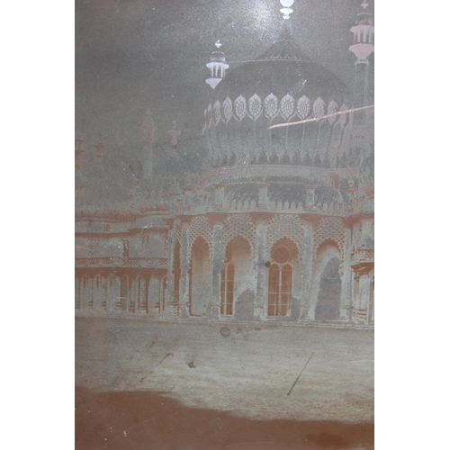 355 - COPPER PRINTING PLATE OF BRIGHTON PAVILION 
41 X 31CM