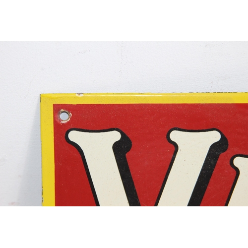 361 - METAL AND ENAMEL VAN HOUTEN'S COCOA SIGN 
51CM