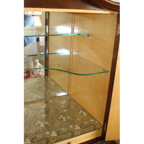 1 - EDWARDIAN DRINKS CABINET 
93 X 50 X 160CM