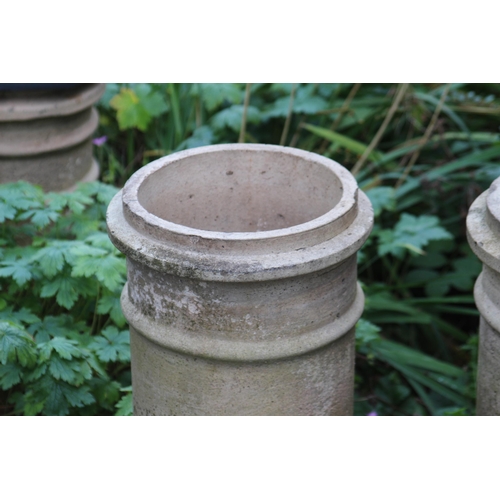 98 - 2 X GARDEN CHIMNEYS one A/F 
59 X 31CM