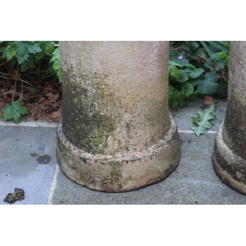 98 - 2 X GARDEN CHIMNEYS one A/F 
59 X 31CM