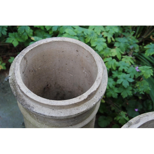 98 - 2 X GARDEN CHIMNEYS one A/F 
59 X 31CM