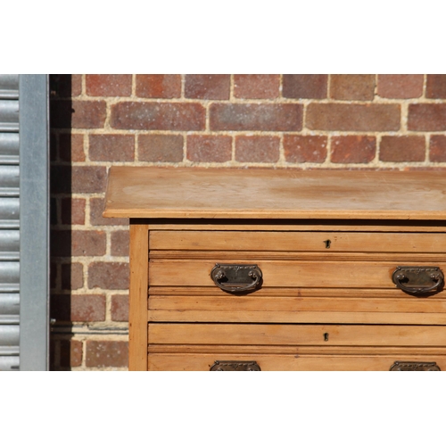 3 - SATIN WOOD CHEST OF 3 DRAWERS 
84 X 46 X 79CM