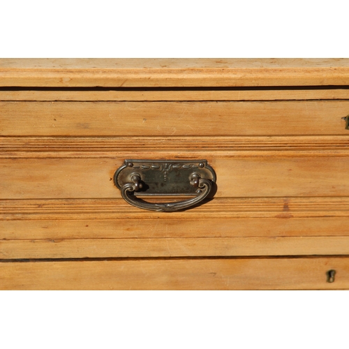 3 - SATIN WOOD CHEST OF 3 DRAWERS 
84 X 46 X 79CM