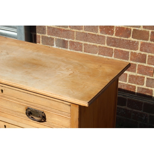 3 - SATIN WOOD CHEST OF 3 DRAWERS 
84 X 46 X 79CM