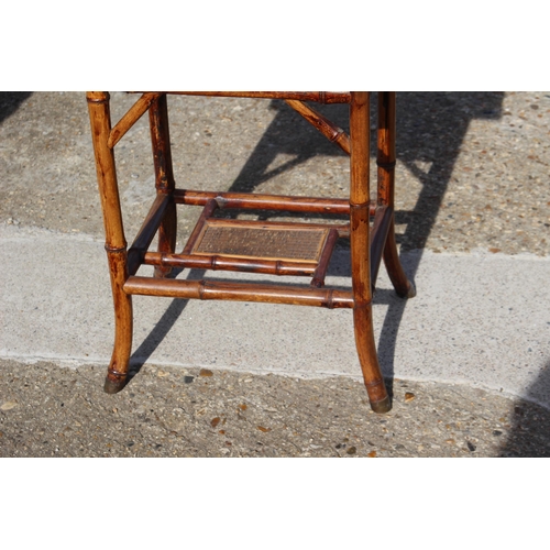 4 - VINTAGE BAMBOO HABERDASHERY CABINET
72 X 45 X 42CM