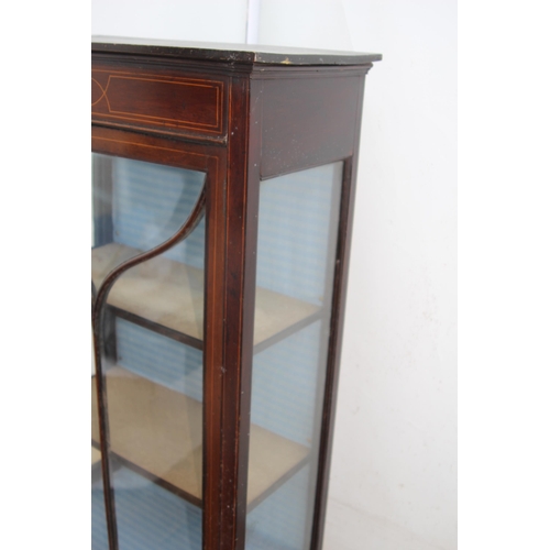 6 - EDWARDIAN DISPLAY CABINET
61 X 30 X 139CM