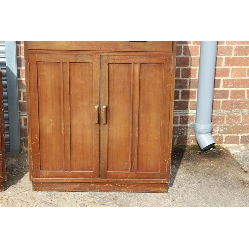 8 - VINTAGE DRESSING TABLE CHEST OF DRAWERS AND TALL BOY
84 X 48 X 123CM