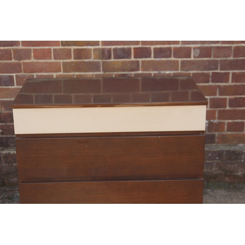 9 - RETRO MEREDEW CHEST OF DRAWERS 
77 X 46 X 88CM