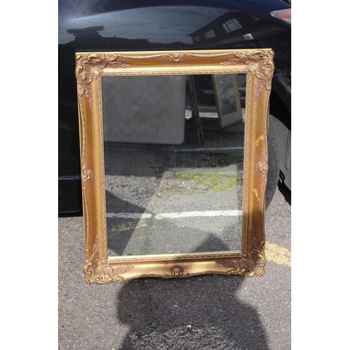 125 - 2 X ORNATE FRAMED MIRRORS 
76 X 59CM