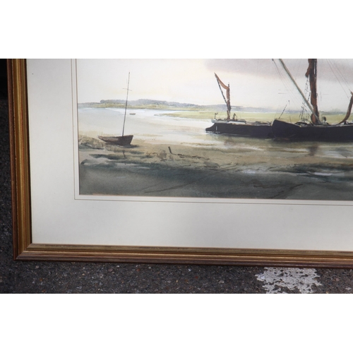 144 - SIGNED RICHARD EVERINGTON WATERCOLOUR
74 X 56CM