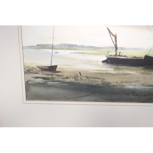 144 - SIGNED RICHARD EVERINGTON WATERCOLOUR
74 X 56CM