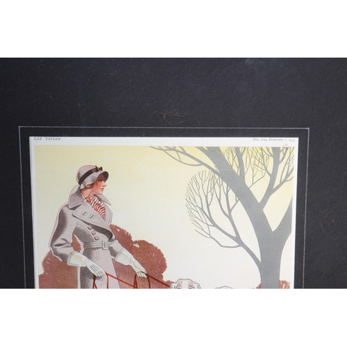 147 - THE TATLER 1933 ARISTOCRATS 226 FRAMED PRINT
60 X 59CM