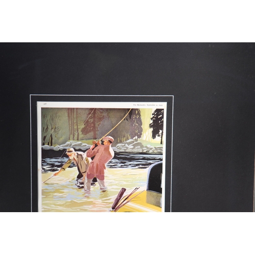 154 - THE BYSTANDER 1935 398 DUNLOP FRAMED PRINT
60 X 59CM