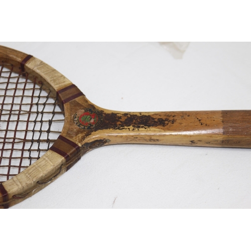 571 - 2 X VINTAGE TENNIS RACKETS