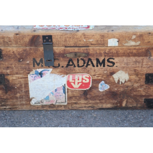 13 - QUANTITY OF VINTAGE TRUNKS  x3
73 X 45 X 50CM