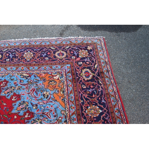 221 - LARGE IRANIAN SARUQ WOOL RUG 
406 X 297CM