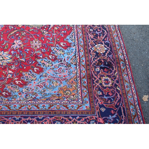 221 - LARGE IRANIAN SARUQ WOOL RUG 
406 X 297CM