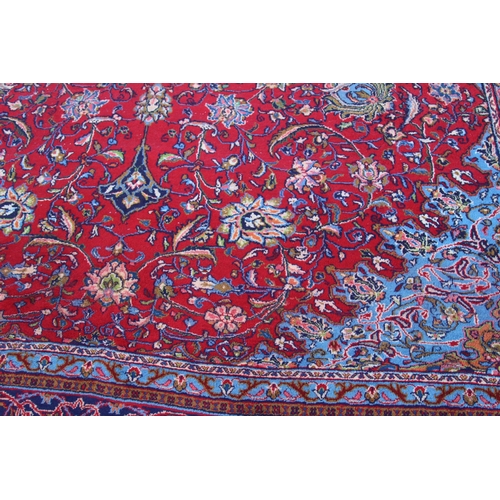 221 - LARGE IRANIAN SARUQ WOOL RUG 
406 X 297CM